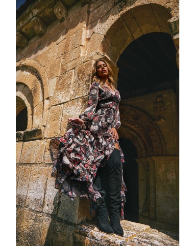 VESTIDO GUILLEN CAMALEONICA