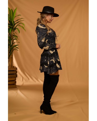 VESTIDO GUERRA CAMALEONICA