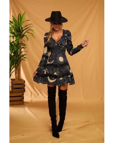 VESTIDO GUERRA CAMALEONICA