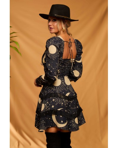 VESTIDO GUERRA CAMALEONICA