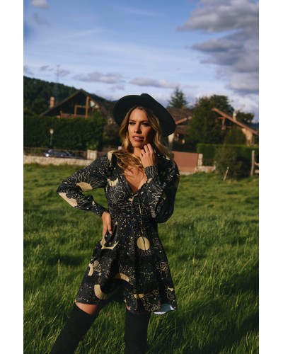 VESTIDO GUERRA CAMALEONICA