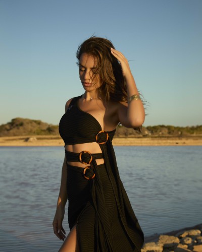 Vestido Olimpia camaleonica vestido camaleonica olimpia