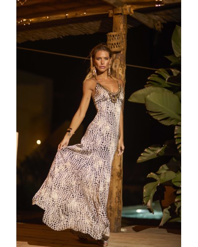 VESTIDO CLEOPATRA CAMALEONICA