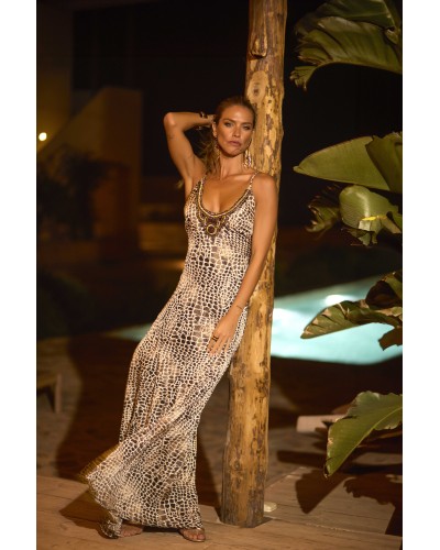 VESTIDO CLEOPATRA CAMALEONICA