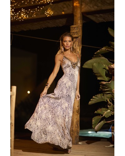 VESTIDO CLEOPATRA CAMALEONICA