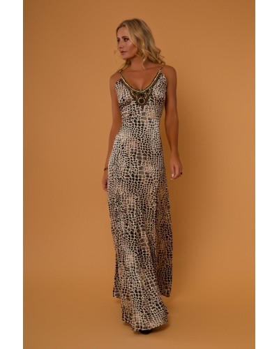 VESTIDO CLEOPATRA CAMALEONICA