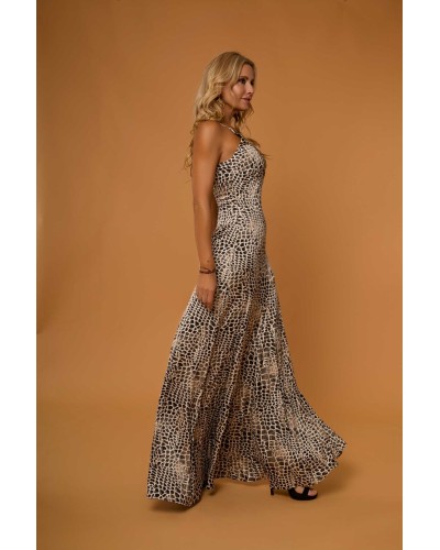 VESTIDO CLEOPATRA CAMALEONICA