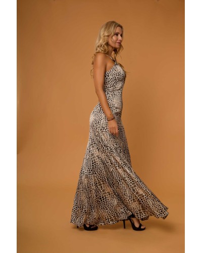 VESTIDO CLEOPATRA CAMALEONICA