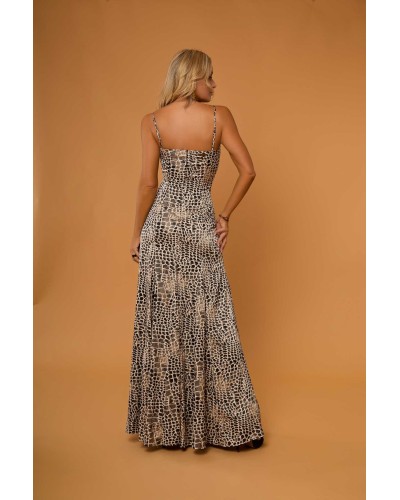 VESTIDO CLEOPATRA CAMALEONICA