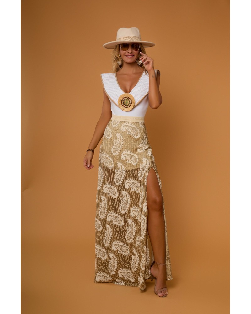 FALDA NOOR CAMALEONICA