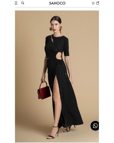 VESTIDO SAHOCO BLACK