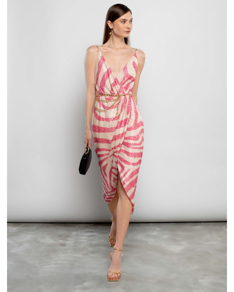 VESTIDO SAHOCO LENTEJUELAS