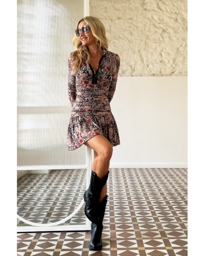 VESTIDO ACEDERA CAMALEONICA