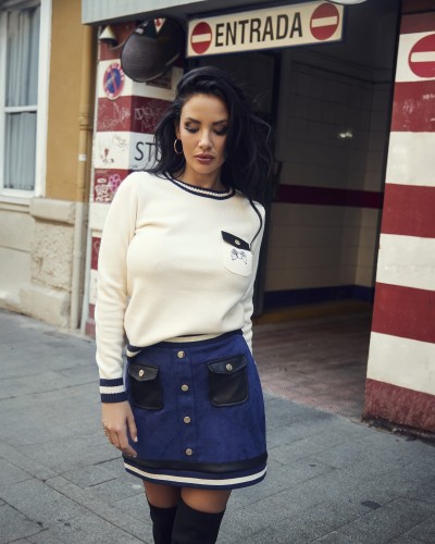 FALDA NOGAL CAMALEONICA