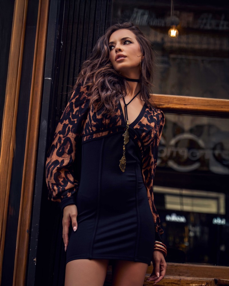 VESTIDO IOLITA CAMALEONICA