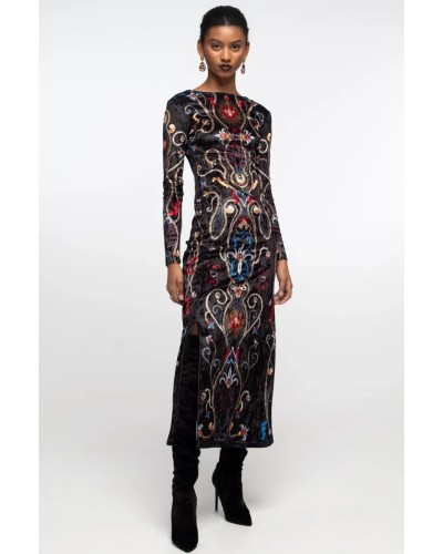 VESTIDO DUSK VELVET PEACEANDCHAOS