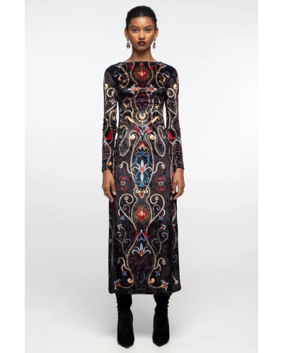 VESTIDO DUSK VELVET PEACEANDCHAOS