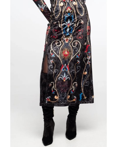 VESTIDO DUSK VELVET PEACEANDCHAOS