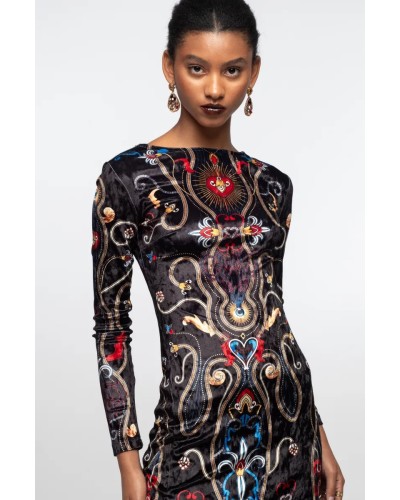 VESTIDO DUSK VELVET PEACEANDCHAOS