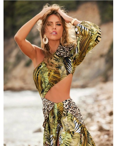 VESTIDO LEÓN CAMALEÓNICA