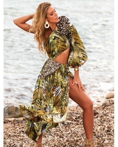 VESTIDO LEÓN CAMALEÓNICA