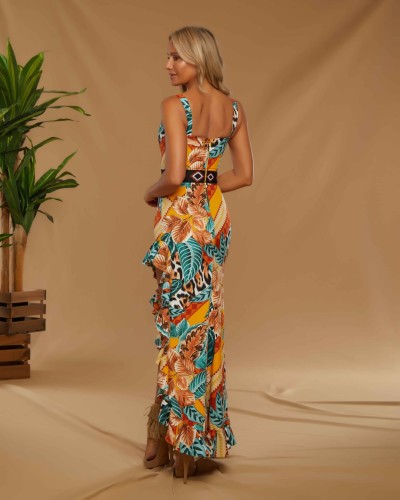 VESTIDO AMALIO CAMALEÓNICA