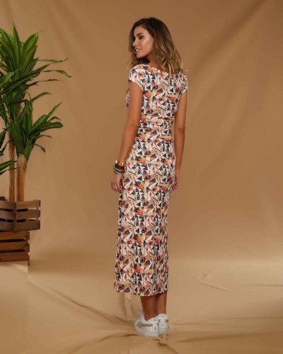 VESTIDO MAX CAMALEÓNICA