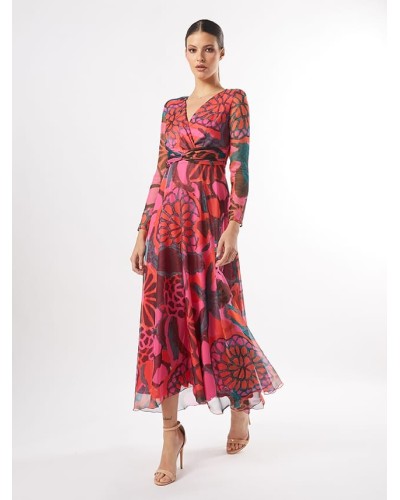 VESTIDO MIDI ESTAMPADO CARLA RUIZ