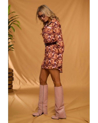 VESTIDO MONTERO  CAMALEONICA