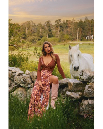 FALDA SANTANA CAMALEONICA