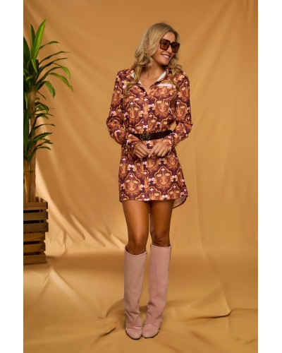 VESTIDO MONTERO  CAMALEONICA