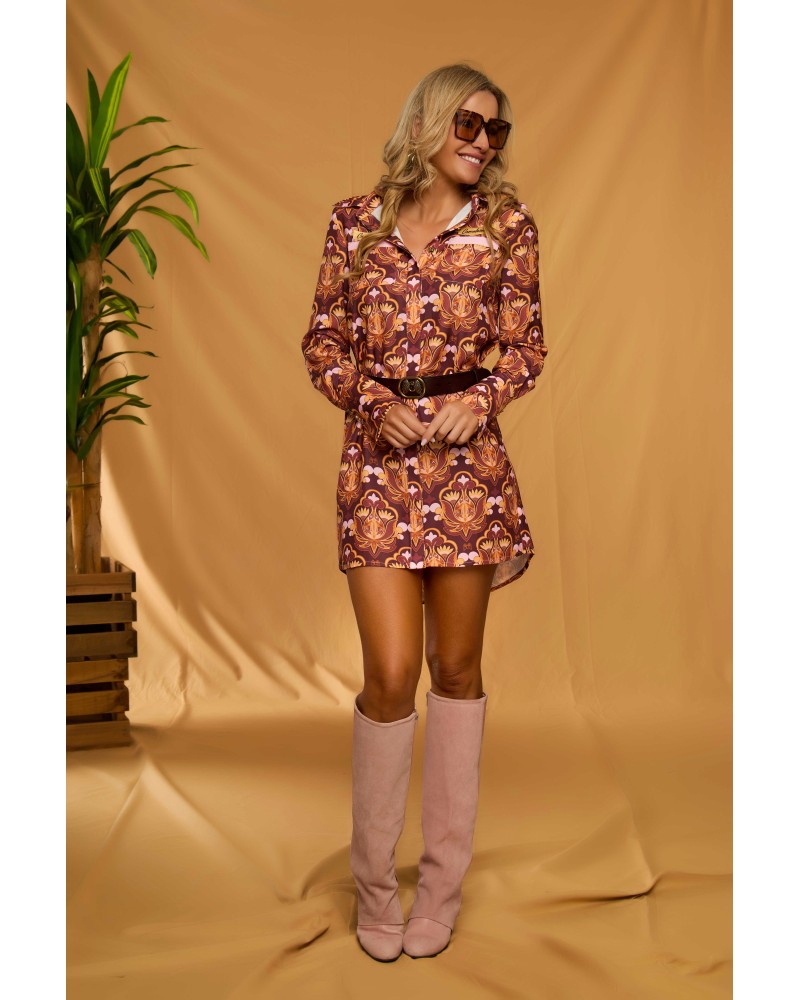 VESTIDO MONTERO  CAMALEONICA