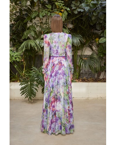 VESTIDO ESTAMPADO GASA CARLA RUIZ