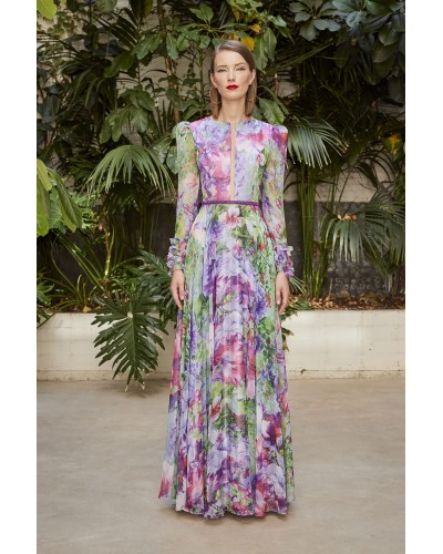 VESTIDO ESTAMPADO GASA CARLA RUIZ